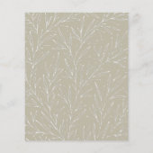 Etwas Wildblume Babydusche (Rückseite)