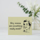 Etwas wirklich gut postkarte (Stehend Vorderseite)