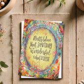 Etwas Wunderbares Hübsches Ermutigen Karte