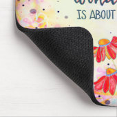 Etwas Wunderbares Zitat Hübsche Inspiritivität Mousepad (Ecke)