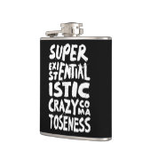 "Etwas ziemlich scheußliche" Flasche Flachmann (Links)