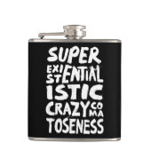 "Etwas ziemlich scheußliche" Flasche Flachmann (Vorderseite)