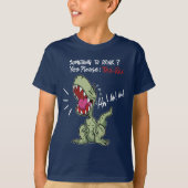 Etwas zu trinken? Ja Bitte: Tea-Rex Dinosaurier T-Shirt (Vorderseite)
