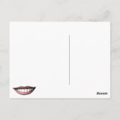 etwas zum Lächeln Postkarte (Rückseite)