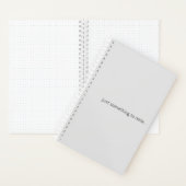 Etwas zum Notizen SpiralNotebook  Notizblock (Innen)