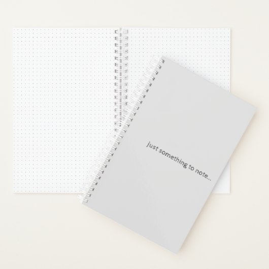 Etwas zum Notizen SpiralNotebook Notizblock (Innen)
