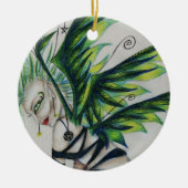 Etwaseinzigartige u. ungewöhnliche runde keramik ornament (Vorne)