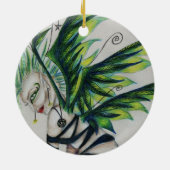 Etwaseinzigartige u. ungewöhnliche runde keramik ornament (Hinten)