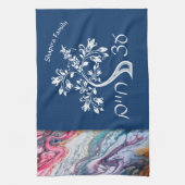 Etz Chaim Tree of Life Marble Effect Handwäsche Geschirrtuch (Vertikal)
