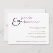 Etzeichen:: Danke zu kardieren (Vorderseite)