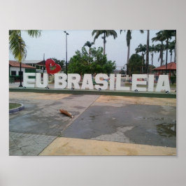 EU amo Brasileia Poster