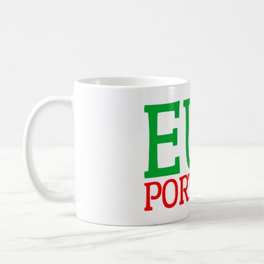 Eu-Amo Portugal Kaffeetasse (Links)
