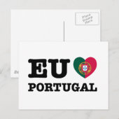 EU Amo Portugal Postkarte (Vorne/Hinten)