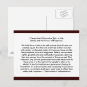 !! EU Erklärung der Unabhängigkeit Postkarte (Vorne/Hinten)