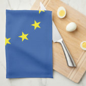 EU FLAG HANDTUCH (Viertel Falte)
