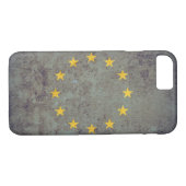 EU-Flagge - Grunge Case-Mate iPhone Hülle (Rückseite (Horizontal))