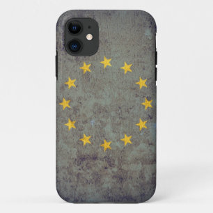 EU-Flagge - Grunge Case-Mate iPhone Hülle