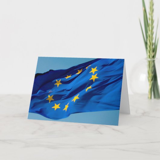 EU-Flagge Karte (Vorderseite)