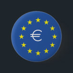 EU-Flagge.mit EURO-Symbol Button<br><div class="desc">EU-Flagge.mit EURO-Symbol</div>