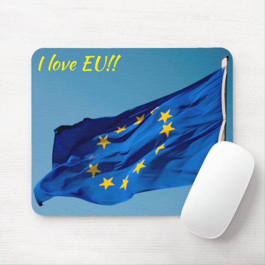 EU-Flagge Mousepad (Mit Mouse)