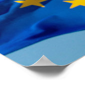 EU-Flagge Poster (Ecke)