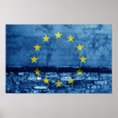 EU-Flagge Poster (Vorne)