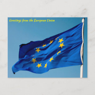 EU-Flagge Postkarte