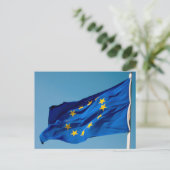EU-Flagge Postkarte (Stehend Vorderseite)