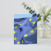 eu-Flagge Postkarte (Stehend Vorderseite)