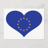 EU-Flagge Postkarte (Vorderseite)