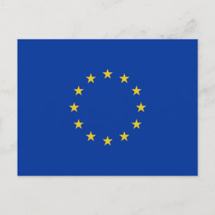 EU-Flagge Postkarte