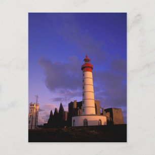 EU, Frankreich, Bretagne, Finistere, St. Mathieu, Postkarte