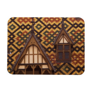 EU, Frankreich, Burgund, Cote d'Or, Beaune. Geflie Magnet