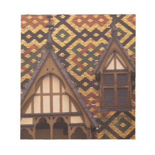 EU, Frankreich, Burgund, Cote d'Or, Beaune. Geflie Notizblock