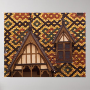 EU, Frankreich, Burgund, Cote d'Or, Beaune. geplag Poster