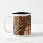 EU, Frankreich, Burgund, Cote d'Or, Beaune. gezäun Zweifarbige Tasse (Links)