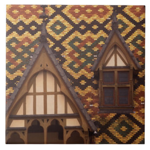 EU, Frankreich, Burgund, Cote d'Or, Beaune. Geziel Fliese