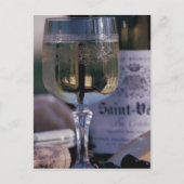 EU, Frankreich, Chablis, lokaler Wein Postkarte (Vorderseite)