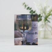 EU, Frankreich, Chablis, lokaler Wein Postkarte (Stehend Vorderseite)