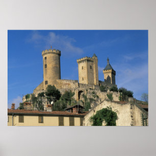 EU, Frankreich, Foix, Ariege, Pyrenäen. Schloss Poster