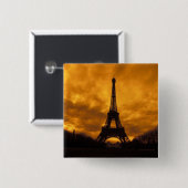 EU, Frankreich, Paris. Eiffelturm. Button (Vorne & Hinten)