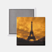 EU, Frankreich, Paris Eiffelturm. Magnet (Vorderseite/Rückseite)
