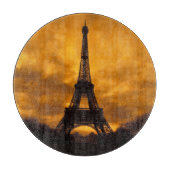 EU, Frankreich, Paris.  Eiffelturm. Schneidebrett (Vorderseite)