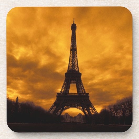 EU, Frankreich, Paris. Eiffelturm. Untersetzer (Vorderseite)