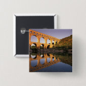 EU, Frankreich, Provence, Gard, Pont du Gard.2 Button (Vorne & Hinten)