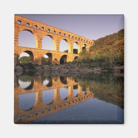 EU, Frankreich, Provence, Gard, Pont du Gard. 2 Magnet (Vorne)