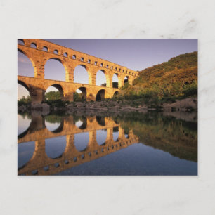 EU, Frankreich, Provence, Gard, Pont du Gard. 2 Postkarte