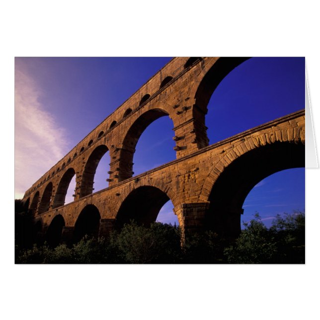 EU, Frankreich, Provence, Gard, Pont du Gard. 3 (Vorderseite (Horizontal))
