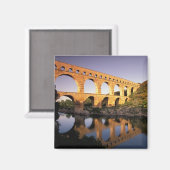 EU, Frankreich, Provence, Gard, Pont du Gard. Magnet (Vorderseite/Rückseite)