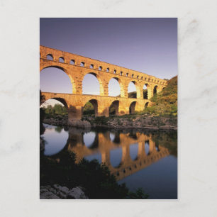 EU, Frankreich, Provence, Gard, Pont du Gard. Postkarte